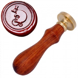 Rat Riding Bike Wax Stamp