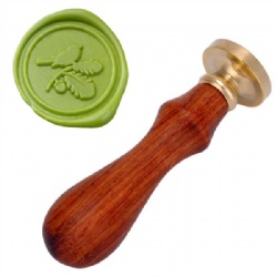Bird on the Leaf Wax Stamp