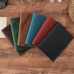 Crazy Horse Leather Passport Case