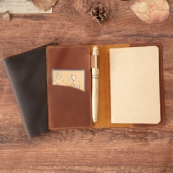 Crazy Horse Leather Notebook