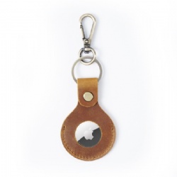Crazy Horse Leather Air Tag Holder - More Color