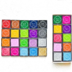 20 Color Craft Ink Pad for Paper,Wood,Fabric