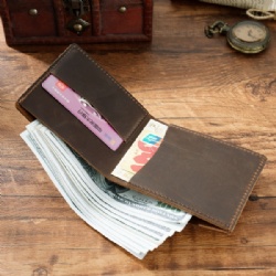 Short Leather Wallet