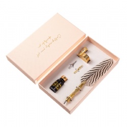 White Stripe Dip Pen Set  5 oolor