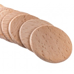 Round Blank Wood Tag