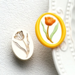 Tulip Wax Stamp