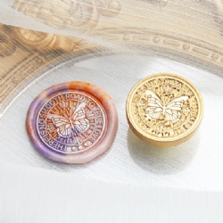 Butterfly Wax Stamp