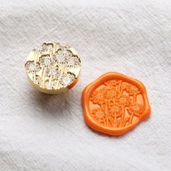 Daisy Wax Stamp