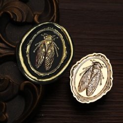 3D Cicada Wax Stamp