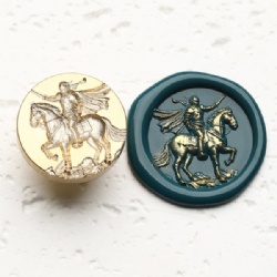3D Knight Wax Stamp