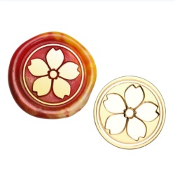 Cherry Blossoms Wax Stamp