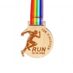Customize Wood Medal