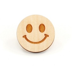 Customize Wooden Badge