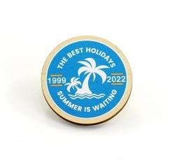 Customize Wooden Badge