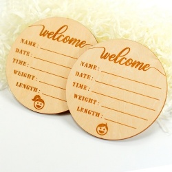 Birth Announcement Plaque