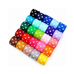 Polka Dot Grosgrain Ribbon