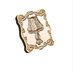 3D Desk Lamp Wax Stamp