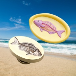 3D Fish Fossils Wax Stamp