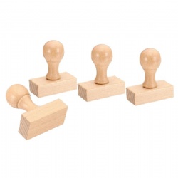 Wood Stamp Handle