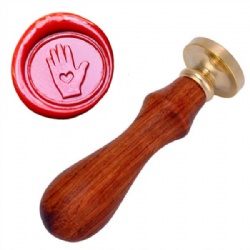 Heart in the Hand Wax Stamp